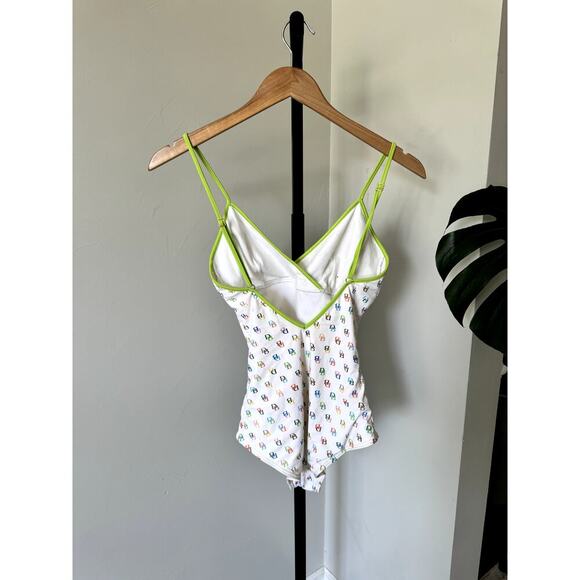 Dooney & Bourke Y2K One Piece Vintage Swimsuit Monogram - Picture 5 of 5